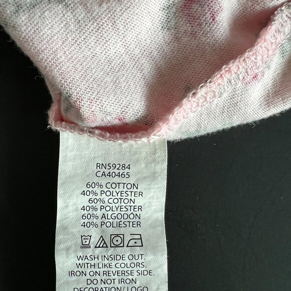 Children's Place Girls Pink Floral Skater Dress Size L 10/12 30" L - Picture 5 of 5